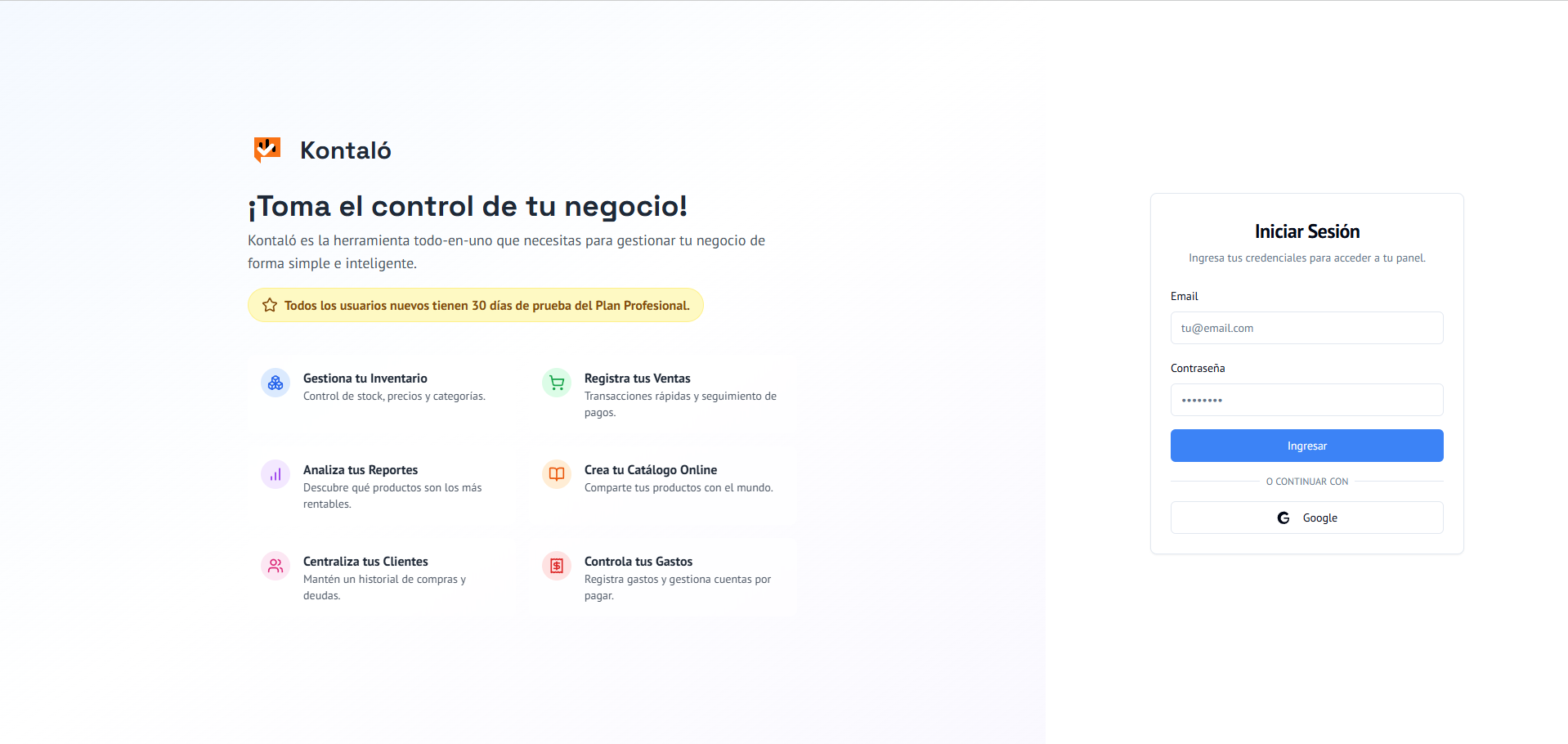 Kontalo - Gestión Minorista - Imagen 1